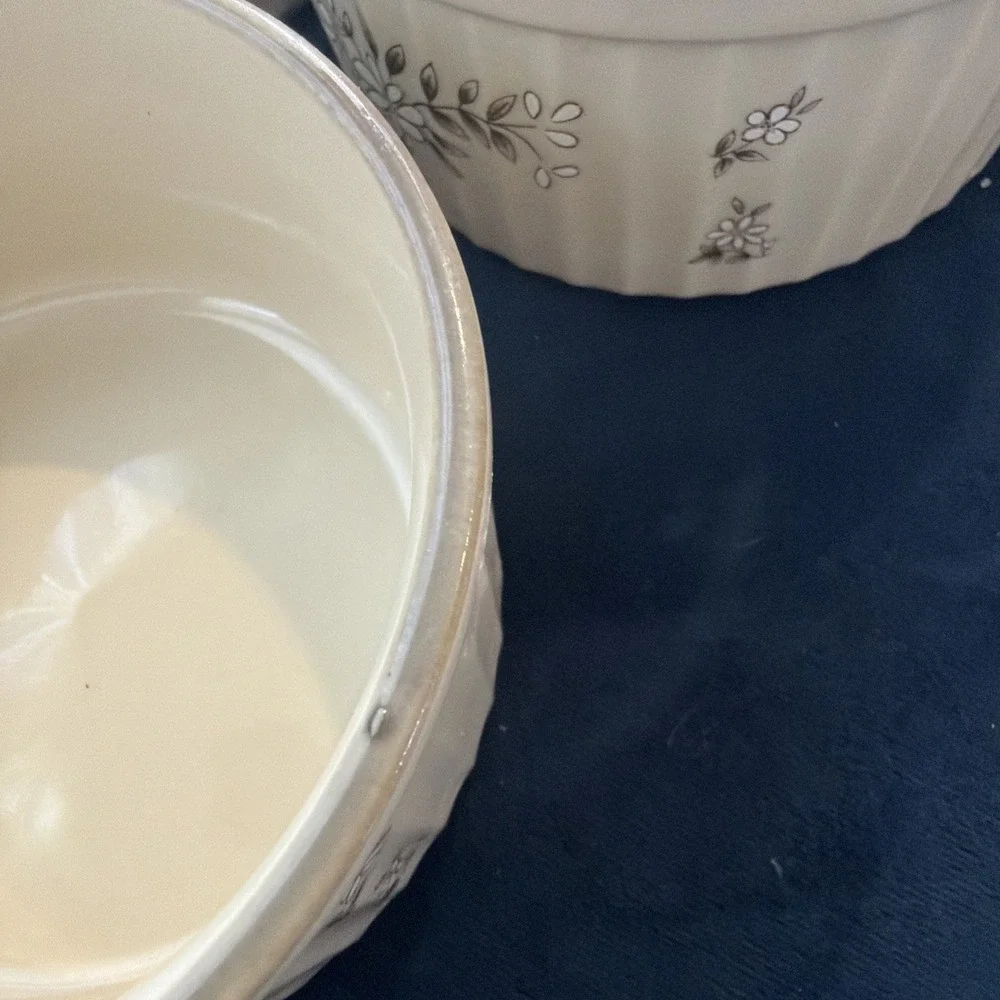 Set of 4‎ Newcor Stoneware Ramekin Bowls Made In Japan